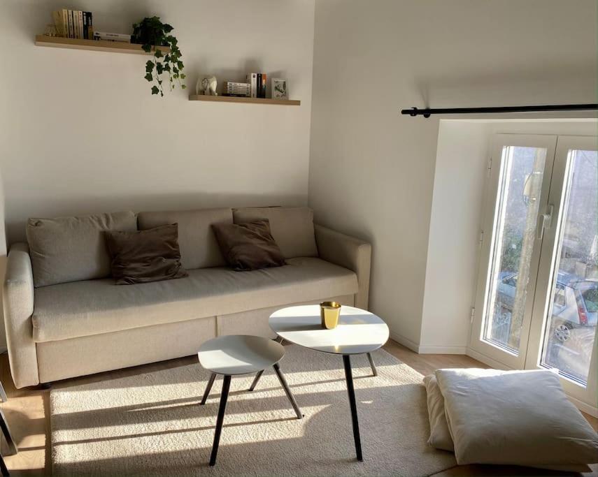 Appart Renove En Duplex Avec Terrasse Et Garage Bouleurs ภายนอก รูปภาพ