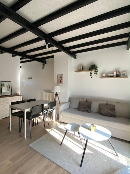 Appart Renove En Duplex Avec Terrasse Et Garage Bouleurs ภายนอก รูปภาพ