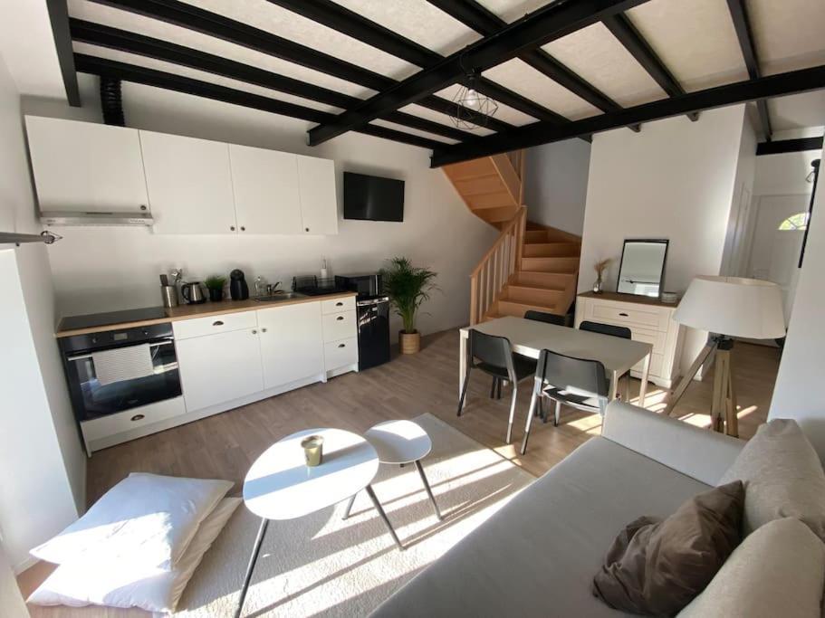 Appart Renove En Duplex Avec Terrasse Et Garage Bouleurs ภายนอก รูปภาพ