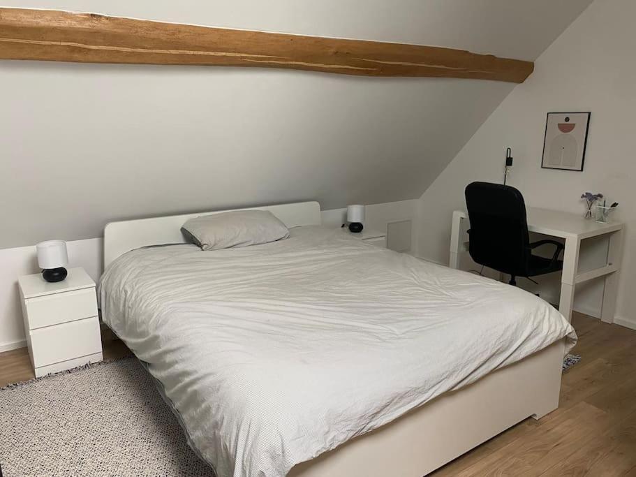 Appart Renove En Duplex Avec Terrasse Et Garage Bouleurs ภายนอก รูปภาพ